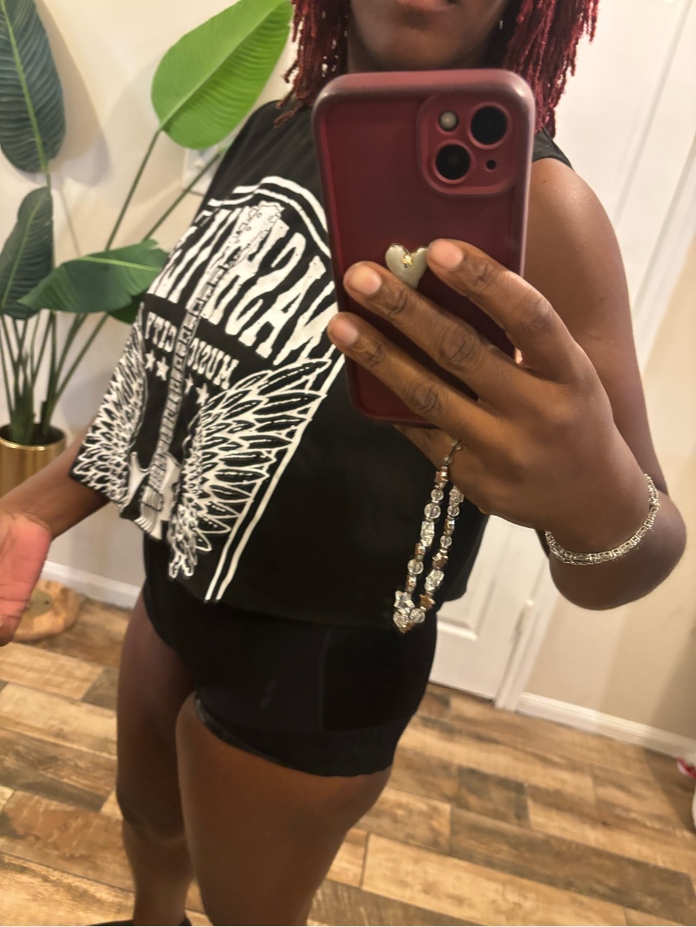 Black Graphic Muscle Tank Top - Unbranded